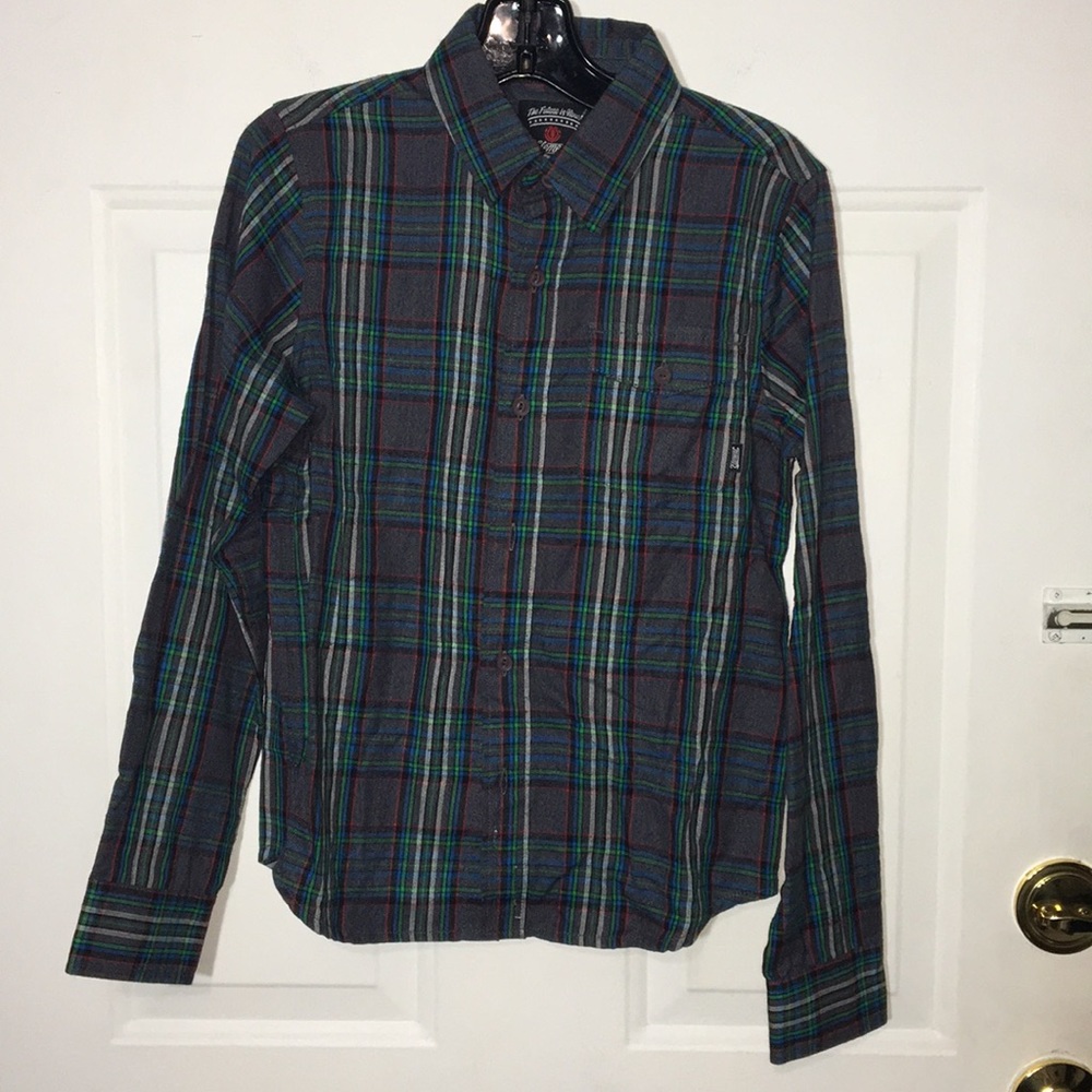 Element long sleeve button down shirt.